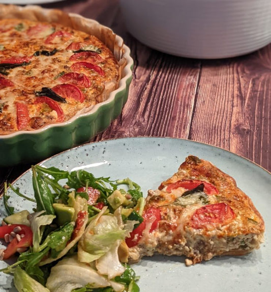 Quiche mit Hack-Allerlei