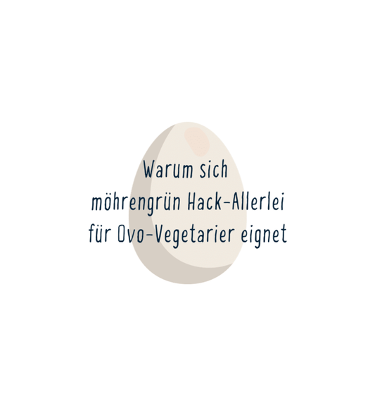 Hack-Allerlei auf dem Speiseplan von Ovo-Vegetarier gut geeignet
